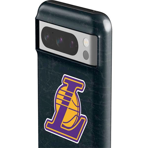 NBA Los Angeles Lakers Secondary Logo Google Pixel 8 Pro Impact Case